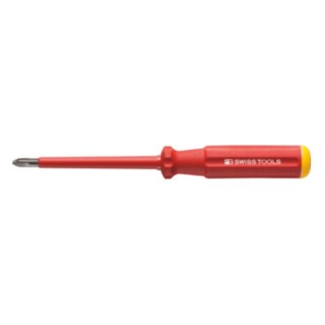 PB Swiss Tools Tournevis pour Phillips, Classic 100% isolé, Taille empreinte cruciforme: 2