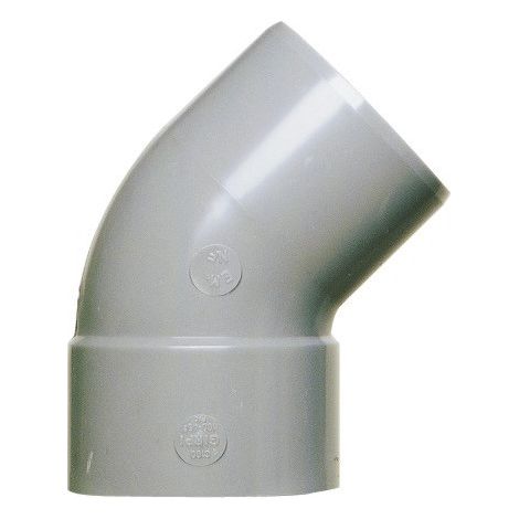 PVC-Ellbogen 45° männlich/weiblich 32mm