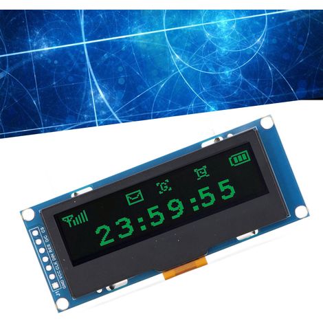 2,23-Zoll-OLED-Displaymodul, 128×32-Auflösung, SSD1305, IICSPI-Kommunikation, MRC162C-Grünbildschirm. (1/5)