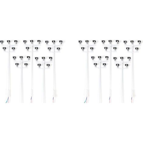 10 PièCes Ho ÉChelle ModèLe Tour D'ÉClairage 3V Train LumièRe Fer LED Plaza Lampes Bâtiment Paysage Disposition ModèLe Accessoires (1/5)