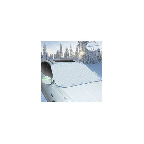Frost-Windschutzscheibenabdeckung, Winter-Windschutzscheibenschutz, Auto-Windschutzscheibenabdeckung mit Magneten, Outdoor-Autoabdeckung, Anti-Schnee, Regen, Staub, Blätter und UV-Sonne, 157 x 126 cm (1/5)