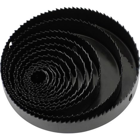Kit de 17 scies cloches en acier carbone pour perçage du bois, outils de menuiserie pour trous précis (1/5)