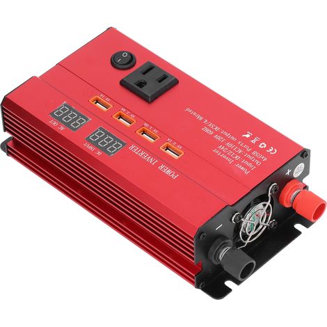 Convertisseur Sinus Pur 600W 12V/24V vers 110V Prise US avec Écran LED (1/5)