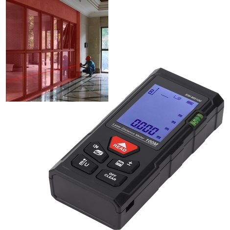 Télémètre laser infrarouge portable de haute précision pour la mesure de distance dans le secteur de la construction SW-MS100 (portée de mesure de 100 m) (1/5)
