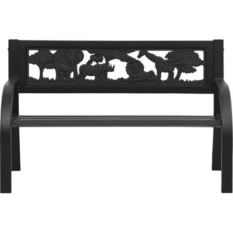 Maison Exclusive - Kinder-Gartenbank 86 cm Stahl (1/5)