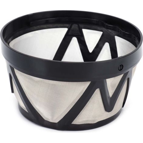 Filtre à café réutilisable avec 100 filtres papier, panier en maille pour machine à café, tasse de brassage, accessoires de percolateur (1/5)
