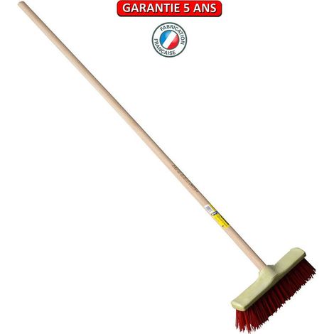 Scopa da spazzino con manico in legno, 150 cm – 30 cm OUTILS PERRIN