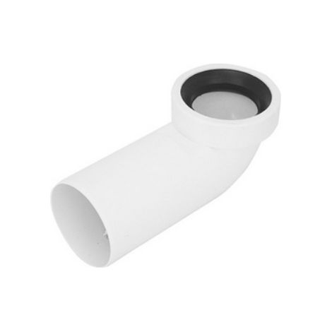 CURVA BIANCA WC HTSB CON GUARNIZIONE VALSIR Diam. 110 90° VALSIR
