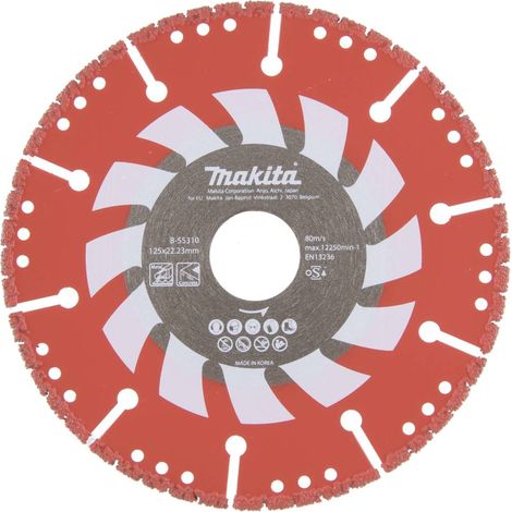 Makita Rescue B-55310 Disque à tronçonner diamanté 125 mm 1 pc(s) métal, Béton, Résine, Verre, plastique (1/2)