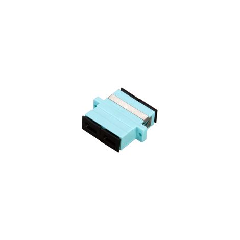 Adaptador de fibra óptica multimodo dúplex OM3 SC Alantec