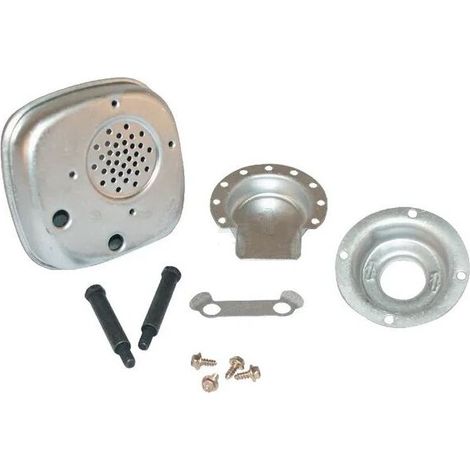 Silencieux - Pour Moteur De Tondeuse Autoportée - Compatible Briggs Et Stratton - Référence 494585 - Pièce D'Origine (1/2)