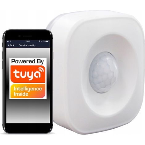Sensor detector de movimiento/presencia WiFi TUYA PIR (1/5)