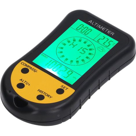Altimètre numérique multifonction 8 en 1, baromètre, thermomètre et capteur météo portable (1/5)