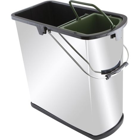 Wesco Vario 4 plus, Abfallsammler für Schwenktechnik, Edelstahl (1/5)