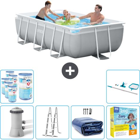 Prism Frame Pool Rechteckig - 300x175x80 cm - 7-teilig SCB40 (1/5)