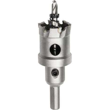 Foret de Scie Cloche en Métal, Coupeur de Trou de Dents en Carbure de Tungstène pour Tôle D'acier Inoxydable, Métal, Alliage, Fer, Bois (29mm) (1/5)