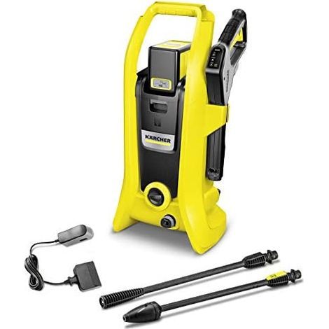 Kärcher 1.117-220 Limpiadora de alta presión o Hidrolimpiadora Vertical Batería 340 l/h Negro, Amarillo (1/5)