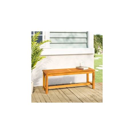 Banc de jardin 110x35x45 bois massif d'acacia (1/5)