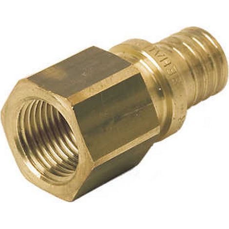 Rehau 137643-001 - Gerade Verschraubung mit Innengewinde 20x1,9-Rp1/2 aus Messing