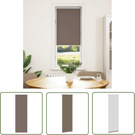 vidaXL Store enrouleur occultant café 45x150cm largeur du tissu 40,7cm (1/5)