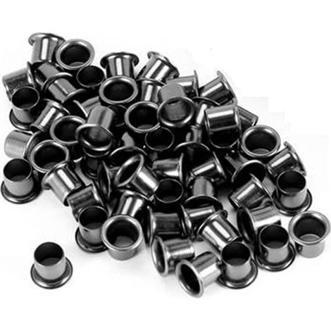 Lot de 50 œillets pour bricolage Fourreau 7 mm Rivet Outils à main Pièces Œillet Perforatrice Kit d'outils (1/5)