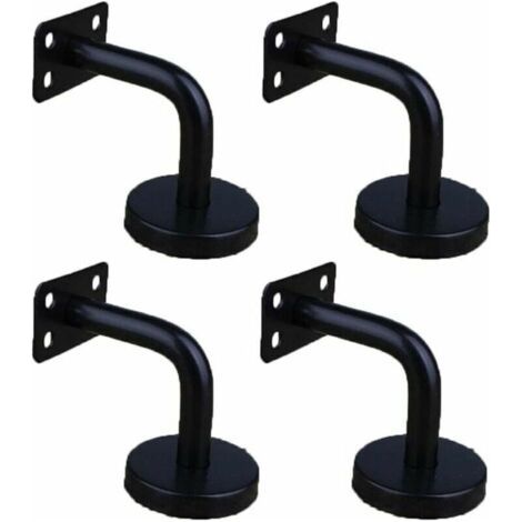 4 Pièces Acier Inoxydable Supports de Main Courante pour Fixation Murale Supports de Rail d'escalier pour Rampe Escalier Suppor