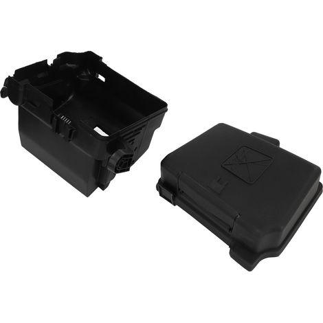 Sicherungskasten mit Sockel 6556Z1 schwarz, Ersatz-Schutzschaltung für Peugeot 206, 207, 206CC, Deckel und Sockel
