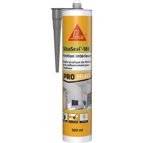 SIKA Sikaseal-188 Masilla de acabado interior - Gris - 300ml
