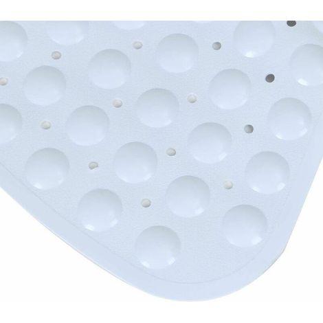 VURAHOME - Insert de douche tapis de douche coin quart de cercle tapis anti-dérapant pour douches d'angle 5253cm (1/4)