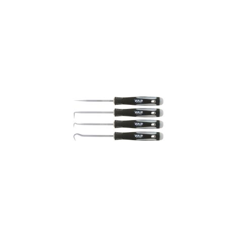 Set attrezzi Var 4 pezzi acciaio resistente corrosione