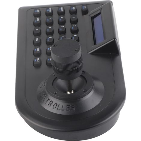 Caméra de surveillance PTZ 3D, contrôleur avec joystick et écran LCD, compatibilité étendue, pour vidéosurveillance publique, alimentation 100-240V, prise UE. (1/5)