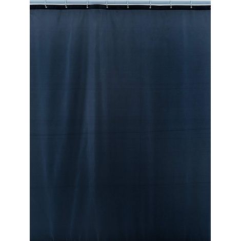 Shark 012/201731 Tenda Doccia, Tessuto di Poliestere, 180 cm x Altezza 200 cm, Grigio zincato