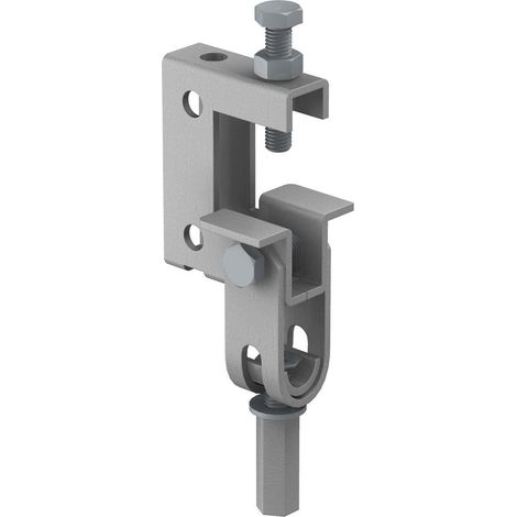 OBO Bettermann Morsetto per trave articolato modello "E" 0-24mm Acciaio lamellare di zinco, 1488111