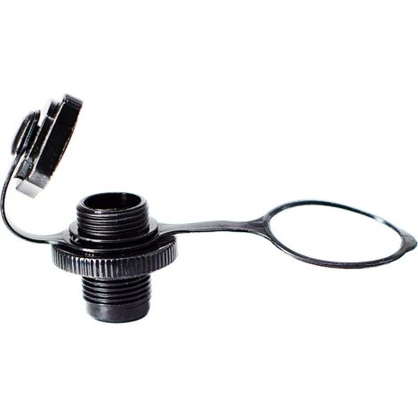 Bouchon de Valve pour Bateau - Filetage Intérieur, Vis Noire, Accessoire pour Bateau Gonflable et Canot (1/3)