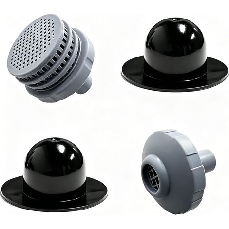 32mm Pool Filter Connection Kit with Inner Thread, Improve Water Circulation, Inlet and Outlet Nozzle for Pool Accessories (1/5)