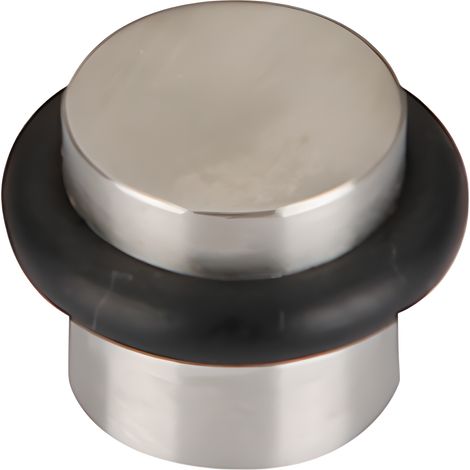 Tope puerta cilíndrico acero inox níquel satinado 19mm