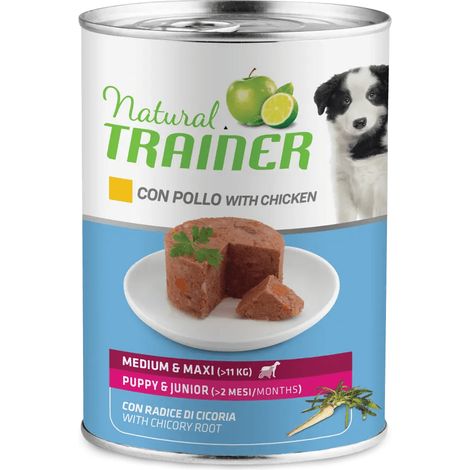Trainer Cane Medium e Maxi Maintenance 400gr Puppy e Junior Pollo