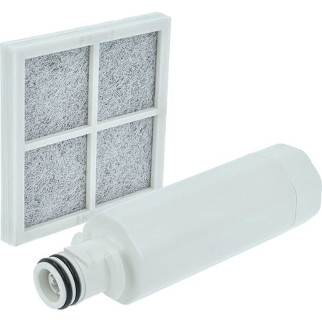 vhbw 1x air filter, 1x water filter compatible with LG GM-B298NSSH.ASTCNA0, GM-B298NSSH.ASTQAGE, GM-F223DLXB.APZFMX1 Fridge