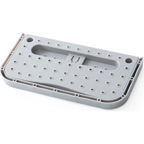 Support mural pour chaussures adhésif pliable gain de place en PP cintre à chaussures pour porte salle de bain gris taille unique (1/5)