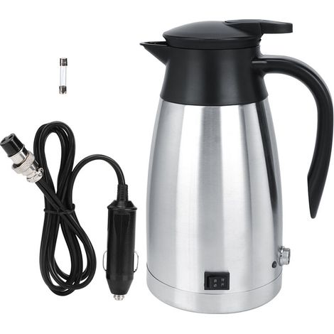 Jeffergarden 12V/24V 1000ml voiture camion électrique chauffe-eau bouilloire bouillotte tasse d'eau chaude-DOU