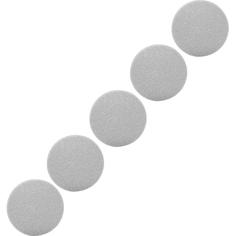 Lot de 5 têtes de rechange pour lime électrique à pieds, éliminant les callosités et les peaux mortes (gris). (1/5)