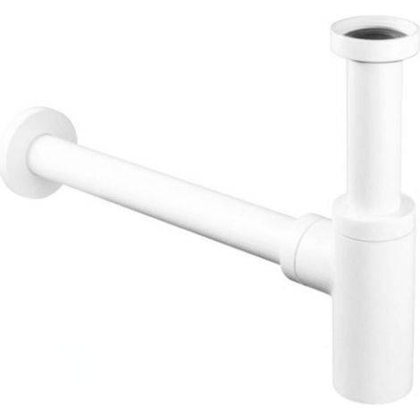 Paffoni Accessoires - Siphon de lavabo, blanc mat ZACC240BO (1/2)
