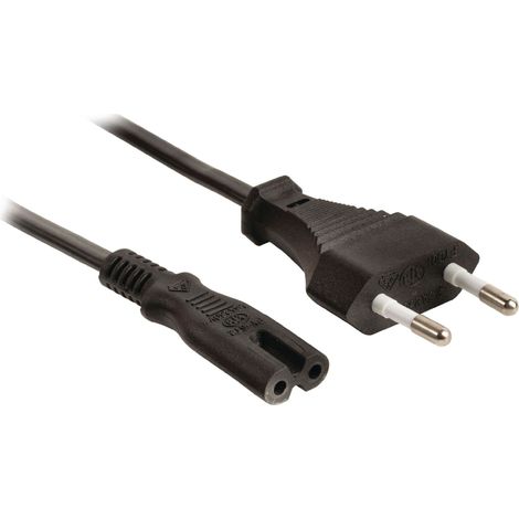 Cable Alimentacion Forma 8  KAB-EU-T2-5.0-BK Longitud 5m
