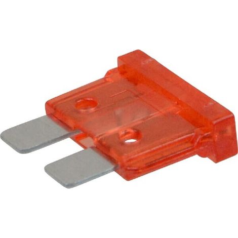 Fusible tipo enchufe est谩ndar 10A Longitud 20mm rojo paquete 100 unidades iMaXX IMAXX SI22010