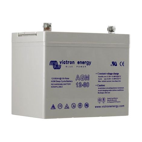 Victron – Batterie AGM 12V – 22 Ah pour stockage énergie autonome – 100% étanche – Longue durée de vie jusqu'à 12 ans – Faible autodécharge