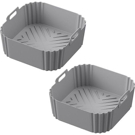 2 pièces friteuse à air revêtements pour friteuse à air revêtements panier A (1/5)
