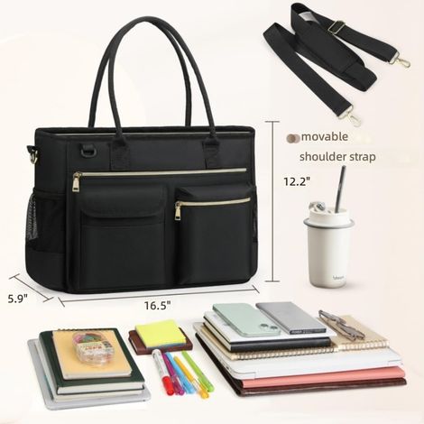 sac portable sport ateur portable 15, 6 pouces femme sac de transport professionnel enseignantes inf (1/5)