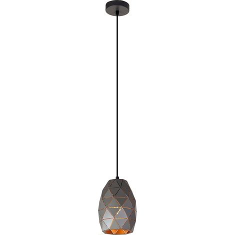 Italux Harley - Pendente a sospensione moderno grafite, oro, champagne 1 luce, attacco E27 (1/3)
