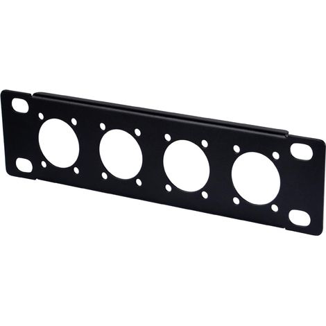 1U 4 Hole D-Type Patch Panel for RackMate TT Mini 7" Network Rack (1/5)