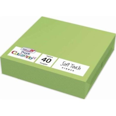 Cf.40 Tovaglioli 38X38 2 Veli Verde Mela 18290 X1